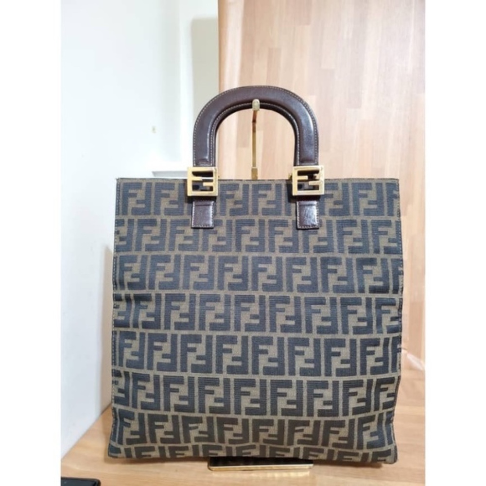 Authentic Fendi zucca Book Tote/Tote - Picture 12 of 12